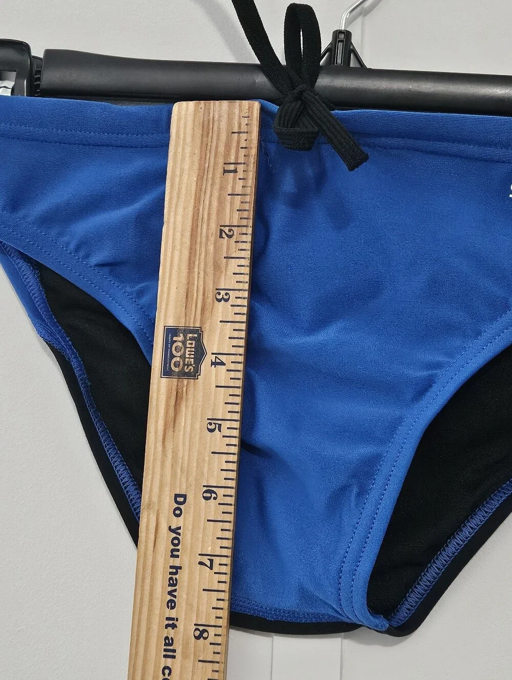 Speedo Endurance Size 28 Boys Mens Royal Blue Swim Trunks with Elastic Drawstrin